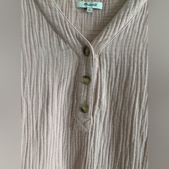 Madewell blush pink blouse size XS - Picture 4 of 8